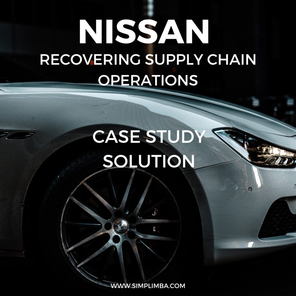 Nissan recovering Supply Chain Operations