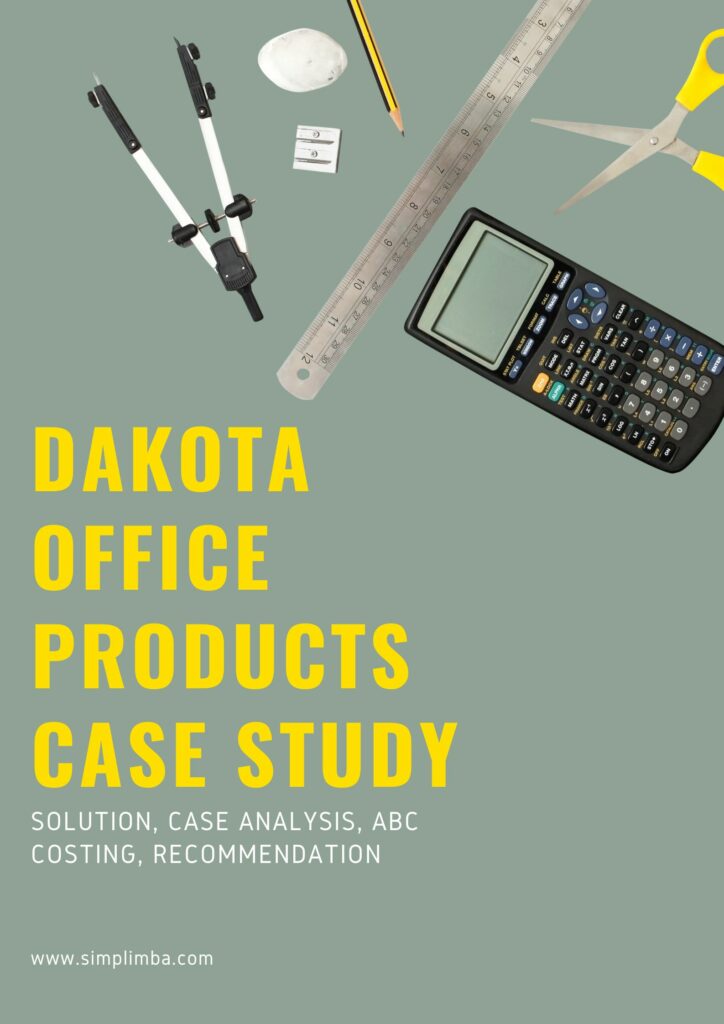 dakota office products case study, dakota office products, dakota office products case study solution
