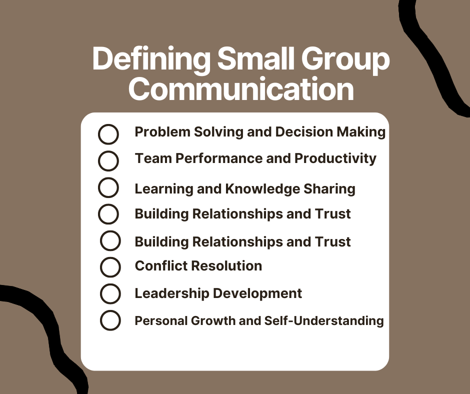 Defining Small Group Communication