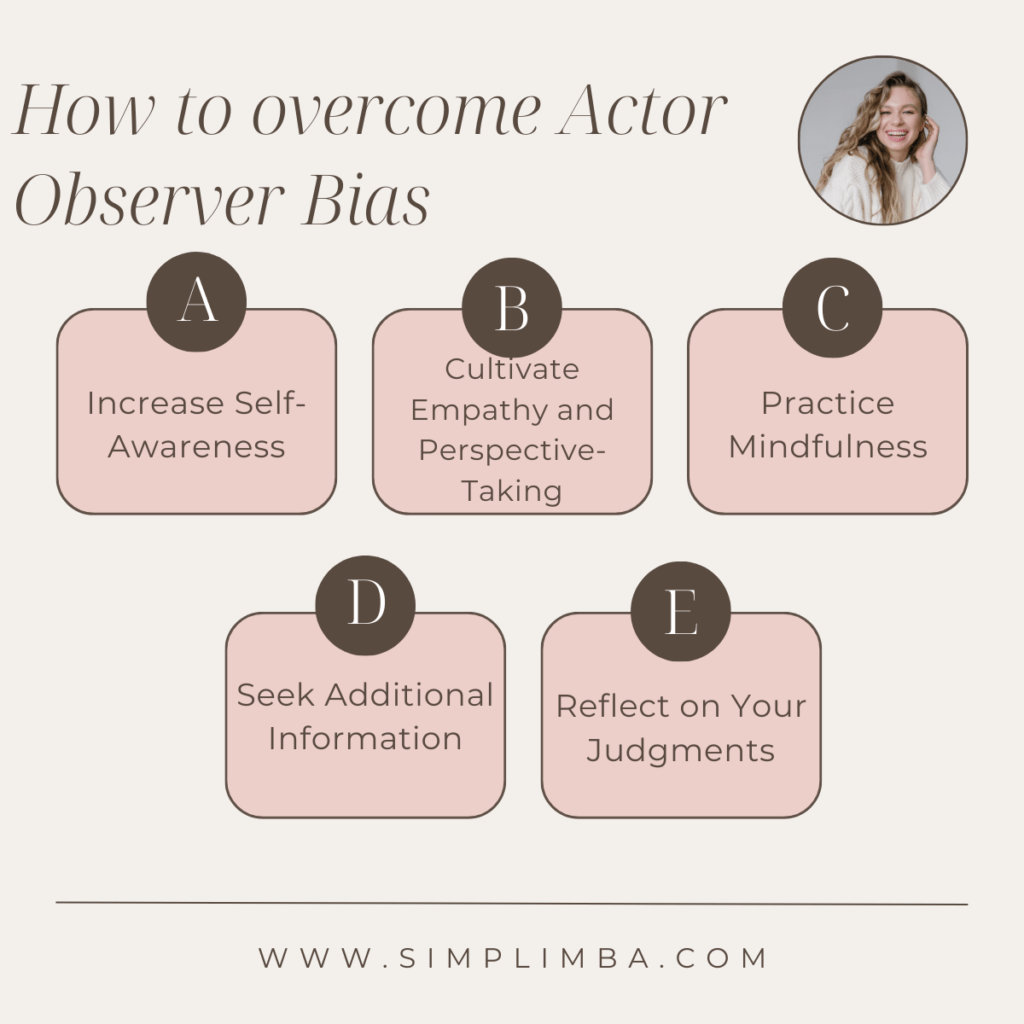 How to overcome Actor Observer Bias 1200 × 1200 px
